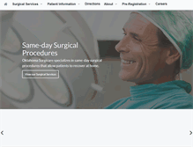 Tablet Screenshot of oksurgicare.com